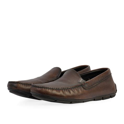 prada herren sale|prada men's moccasins.